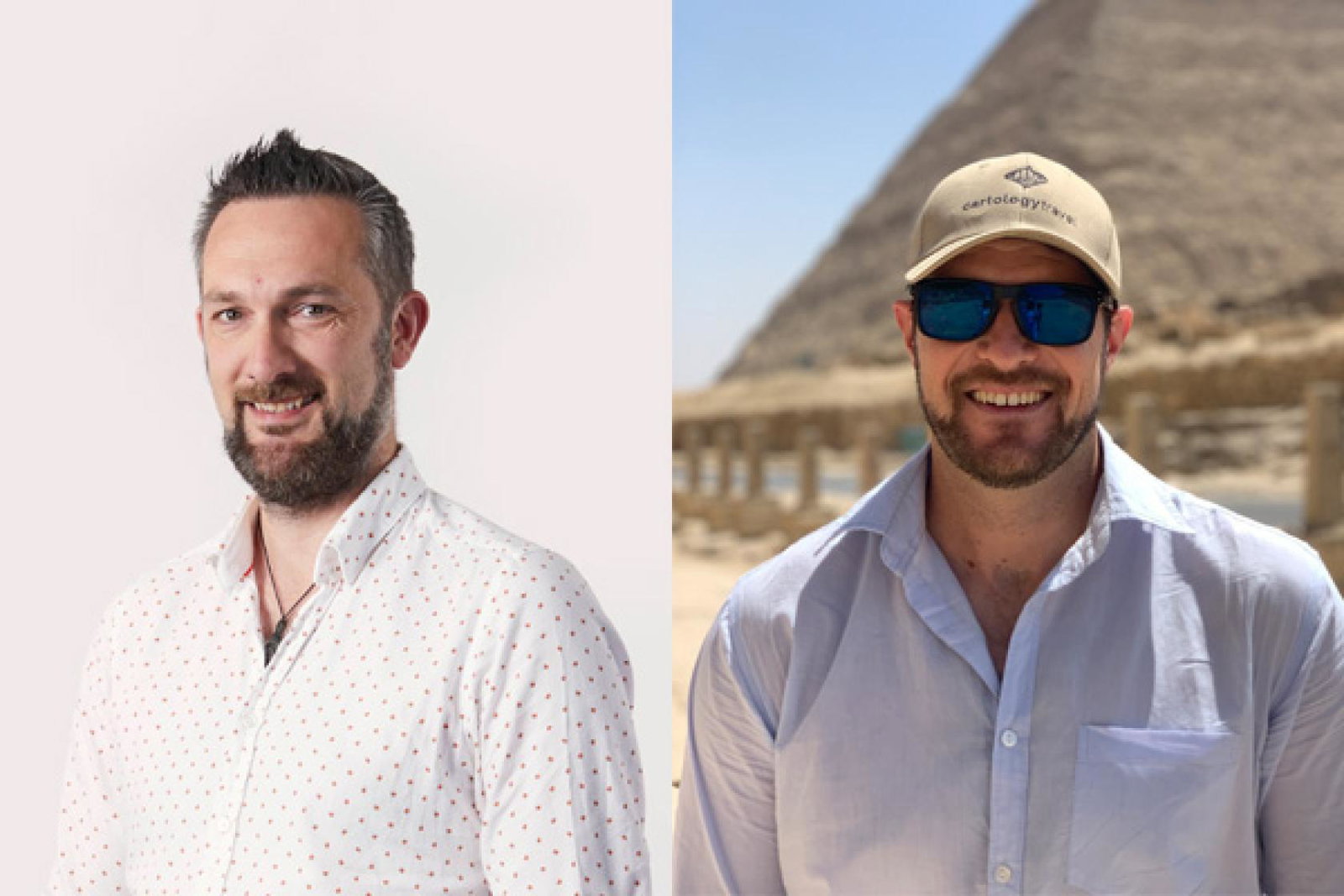 Dave Bishop (left) and Justin Huxter share their top networking tips 