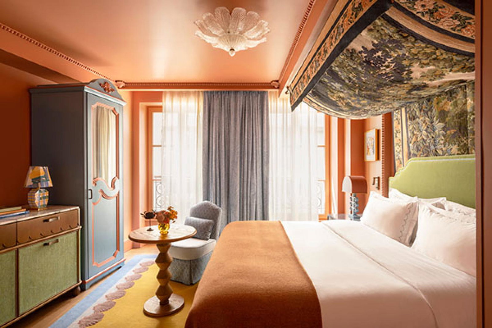 Le Grand Mazarin's guest rooms have a warm, homely feel 