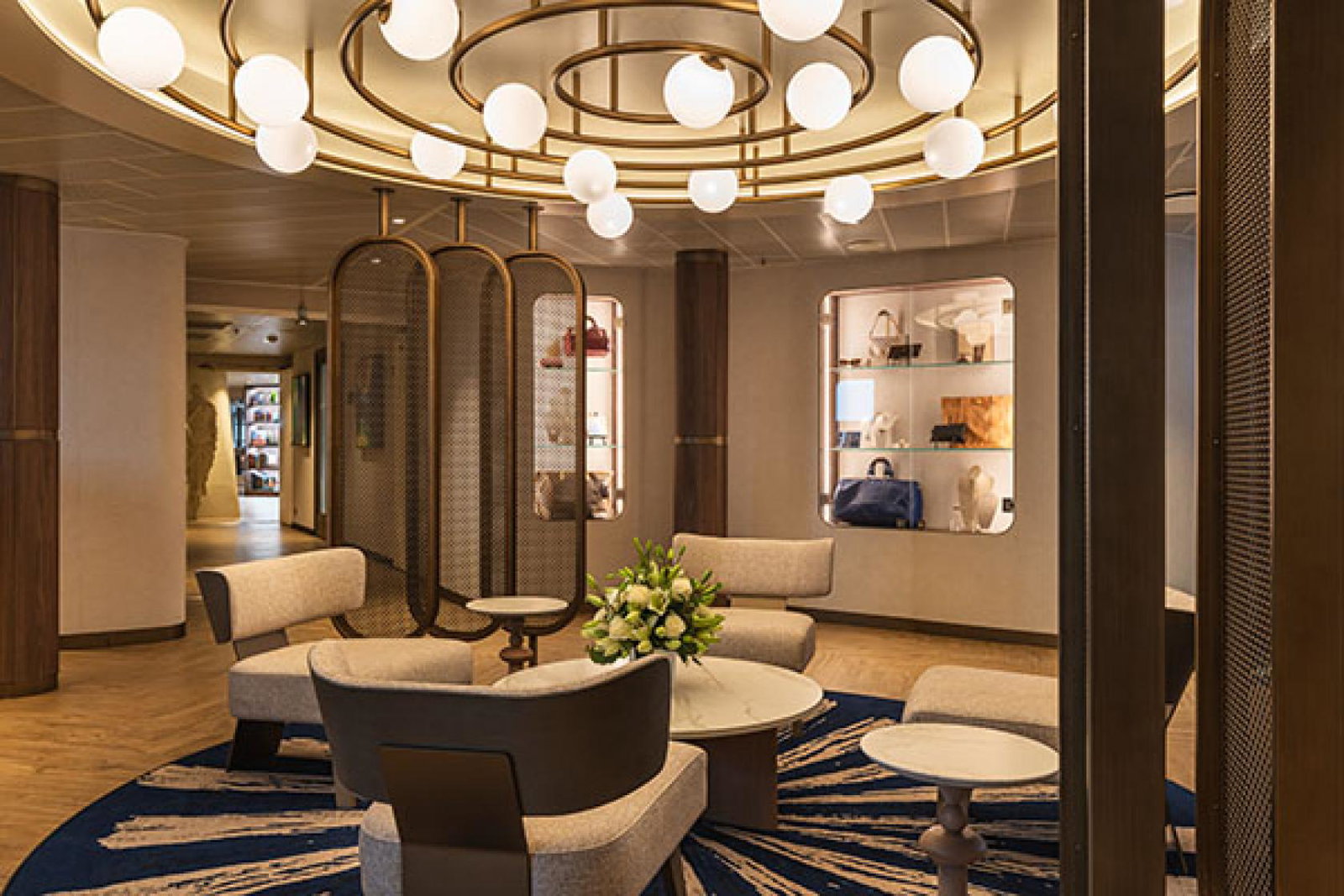 The new-look lobby on Wind Star