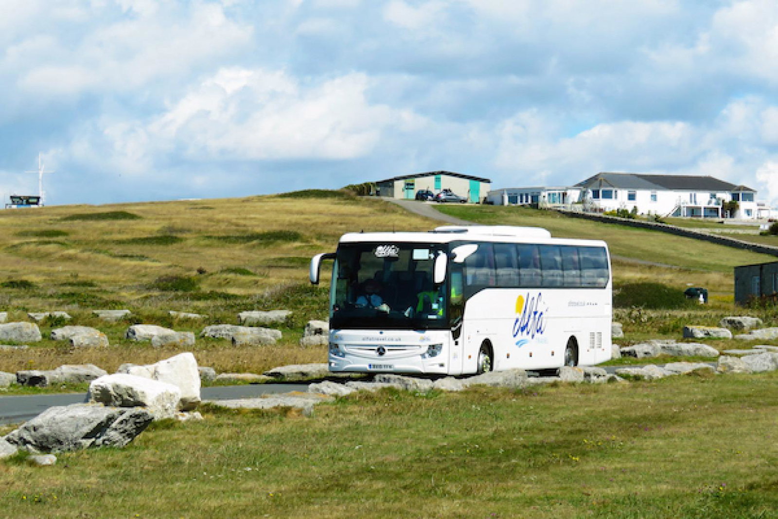 Alfa Coach arrving onto Portland Bill - Photo by Dave Bickley_Editied.jpg