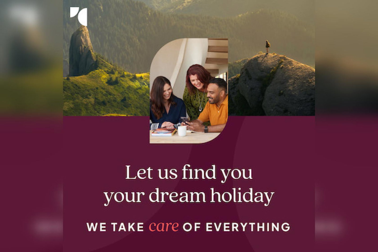 Travel Counsellors, campaign, peaks, jan24