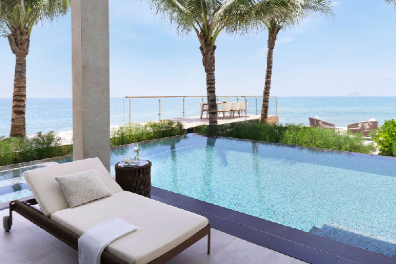 An Oceanfront Villa pool at Gran Melia Nha Trang