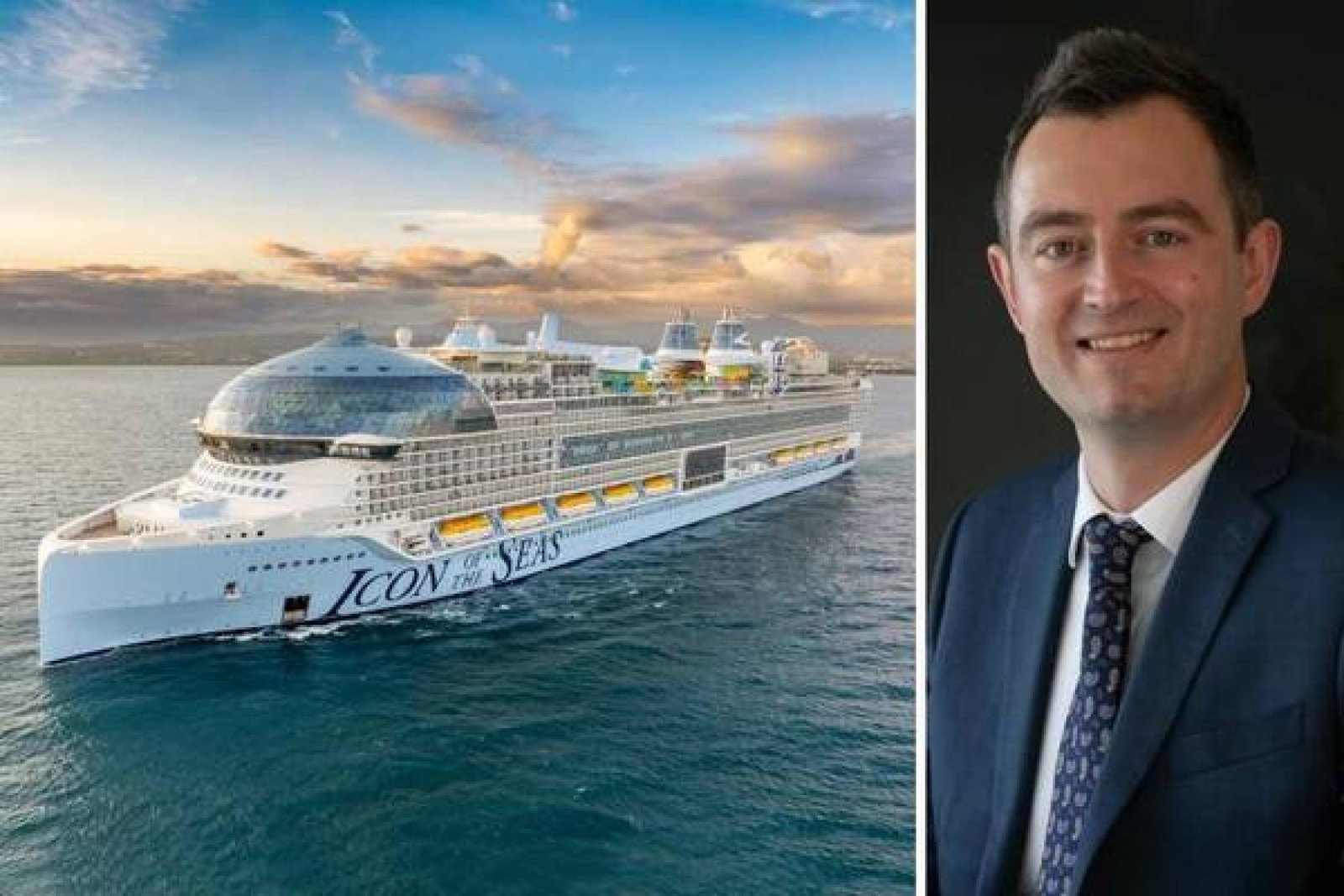 Aaron Langford, Icon of the Seas, September 2024 (Credit: Royal Caribbean) 