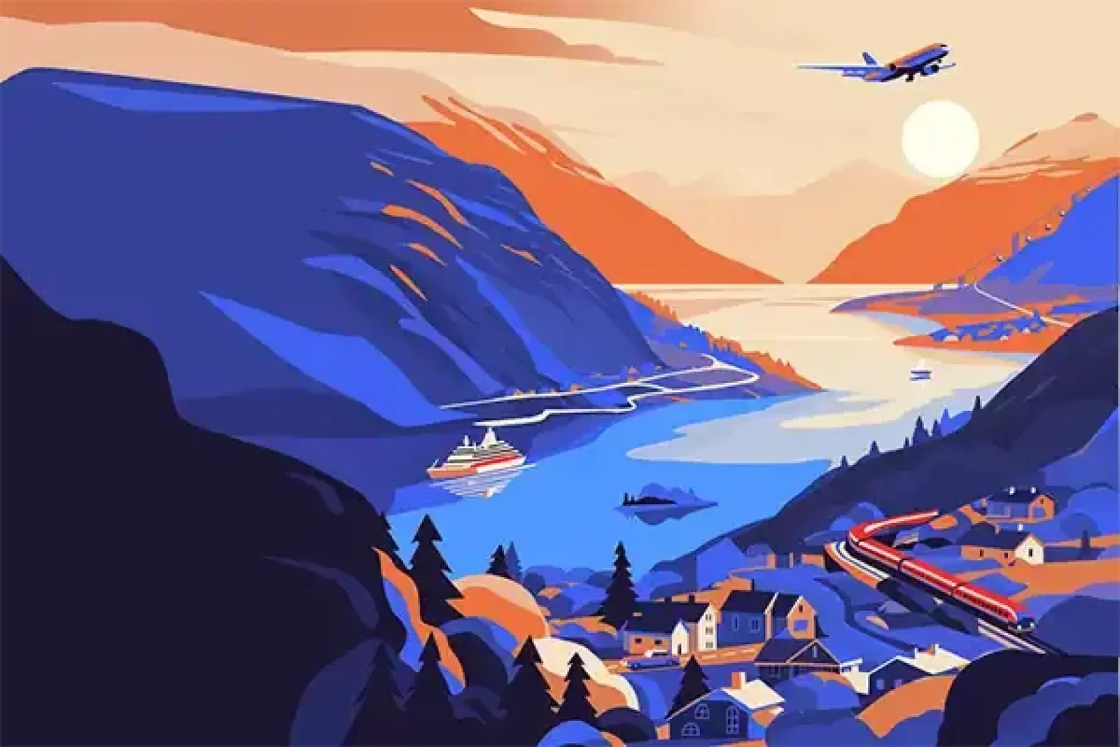 A series of illustrations feature on PTS' new website 