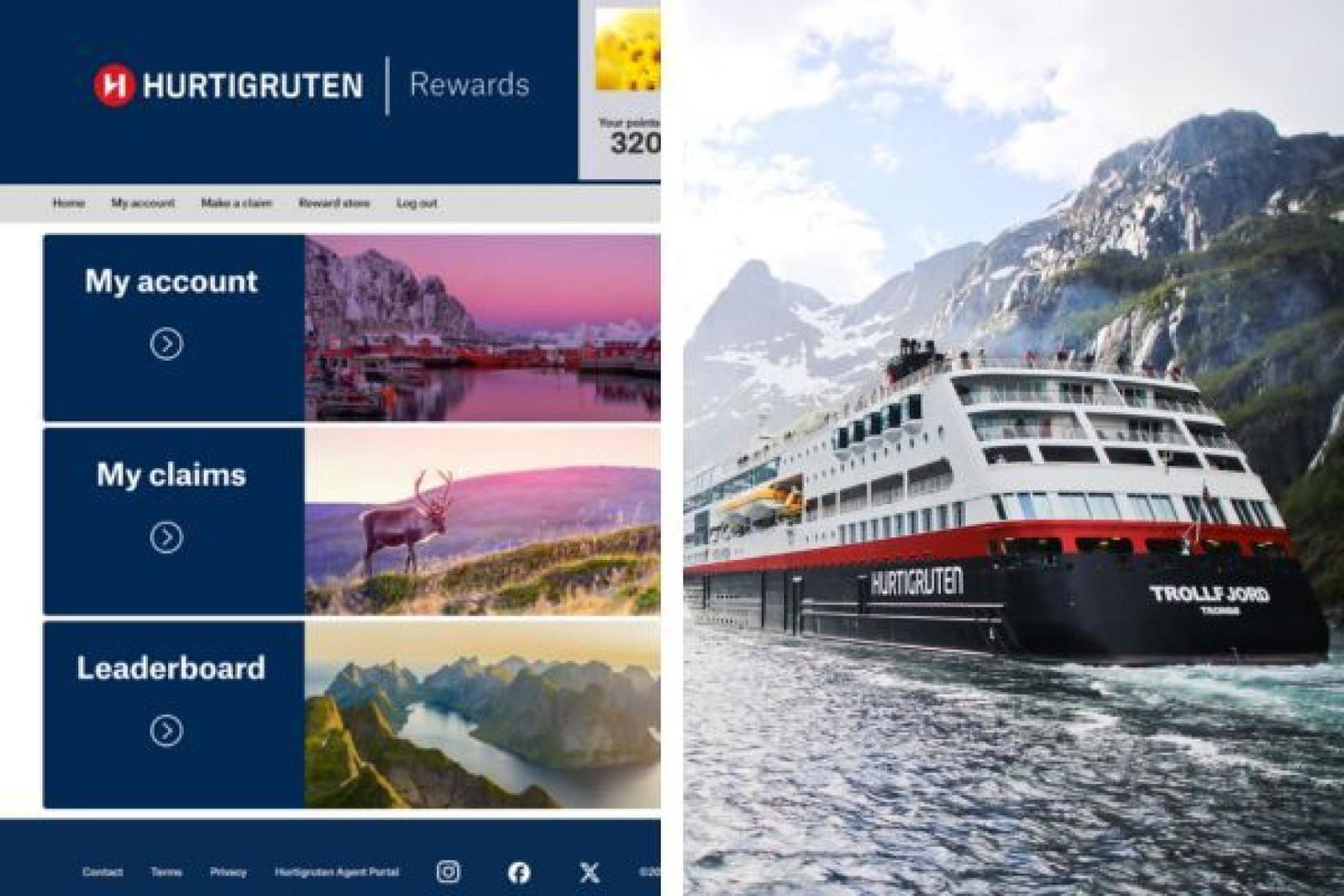Rewards programme, Hurtigruten, October 2024