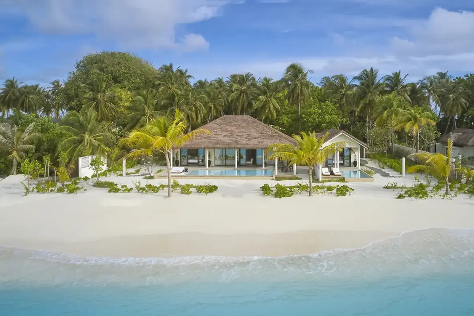 A two-bedroom Residence with two beach pools at Villa Haven 