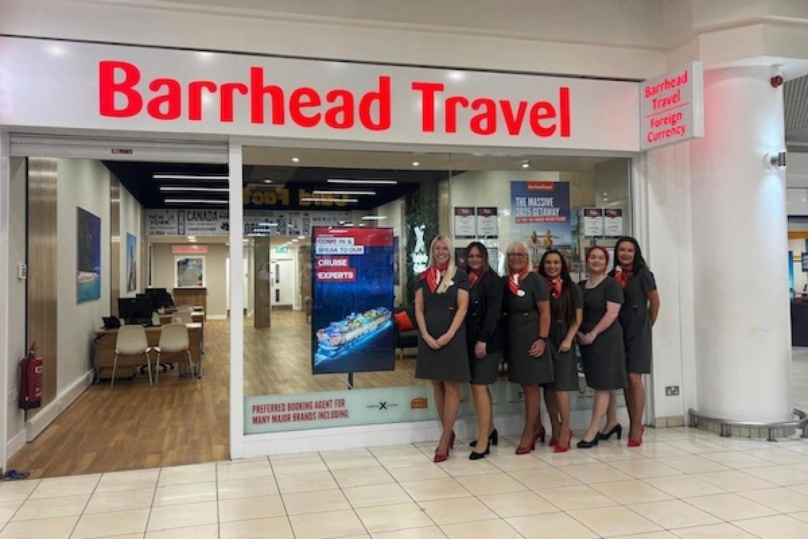 Barrhead Travel, Northern Ireland, shop, Newtownabbey