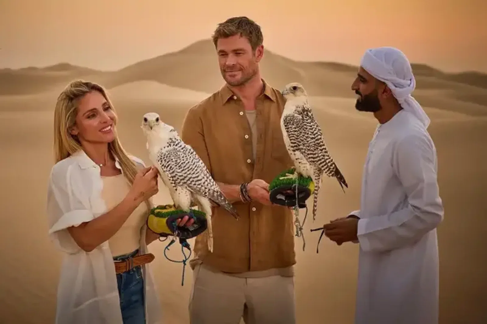 Chris Hemsworth Elsa Pataky Abu Dhabi