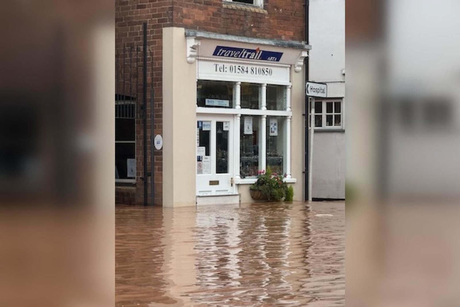 Traveltrail, Tenbury Wells, Storm Bert, travel agency, floods