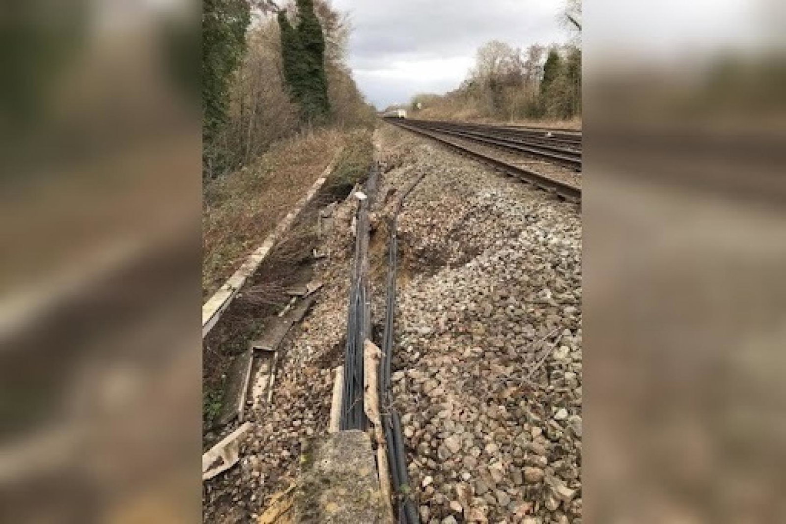 Gatwick Express, Landslip, January 2025