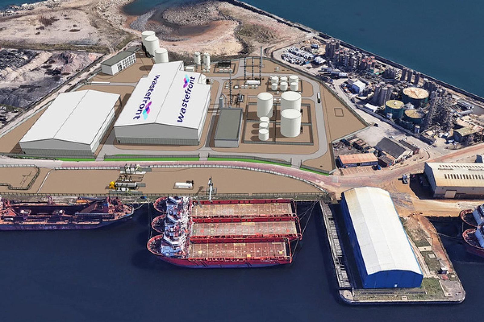 Wastefront Sunderland SAF plant