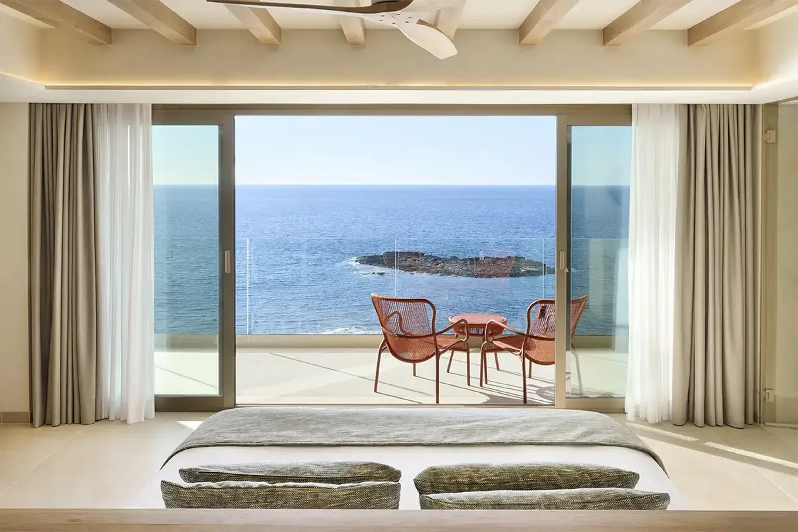 Guests at Iberostar Selection Es Trenc enjoy sea views from their rooms
