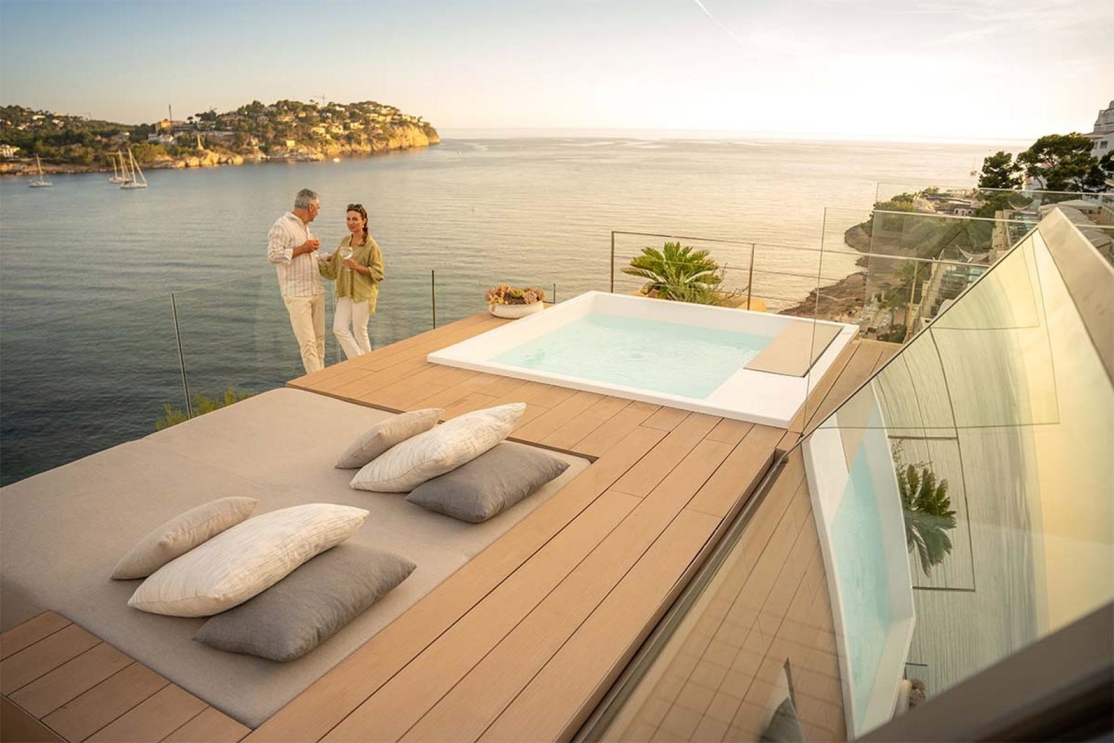 Clients can unwind by the beach at Iberostar Selection Jardin del Sol Suites