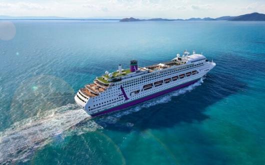 An image of Ambassador Cruise Line ship Ambiance at sea