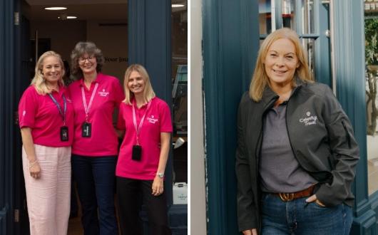 New Celestyal Travel staff with the brand's managing director Janet Parton 