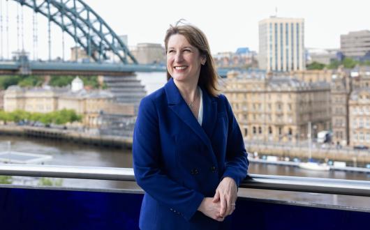 Chancellor Rachel Reeves pictured in Newcastle