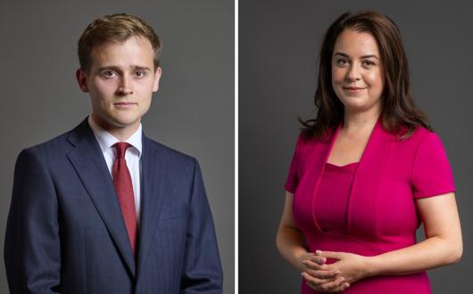 New maritime minister Keir Mather and tourism minister Stephanie Peacock