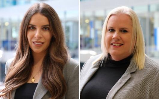 Seabourn's Charlotte Ireland pictured with colleague Claire Rose