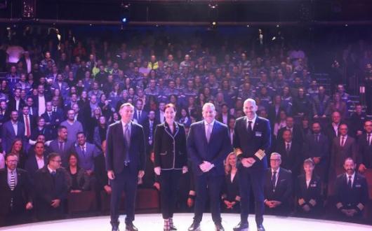 Celebrity Xcel's delivery ceremony