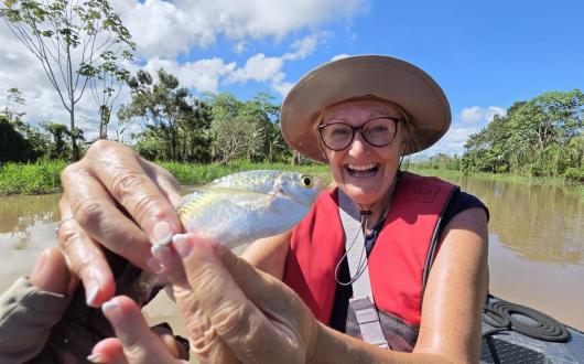 Gill Williams in the Amazon with Uniworld