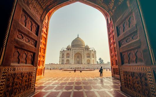 Taj Mahal, India, with Explore