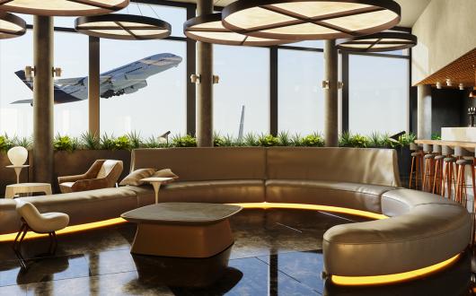 Airport lounge Credit: iStock / onurdongel