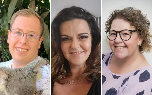 Ben Langsdale, Carol DeMartini and Helen Maltby