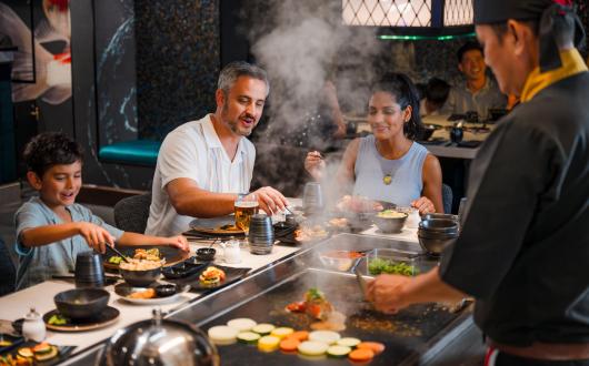 Dining at Umai onboard Princess Cruises' Sun Princess