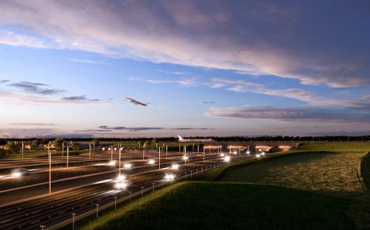 Heathrow is proposing to move a portion of the M25 motorway to accommodate a third runway
