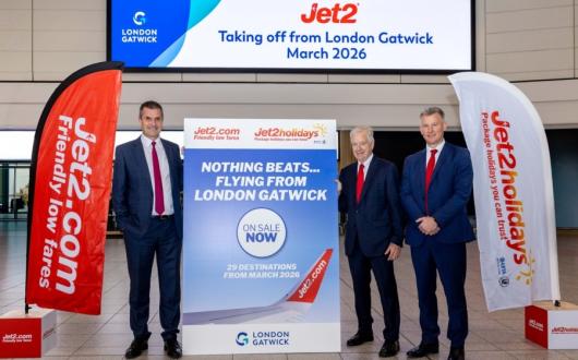Jet2 is expanding to Gatwick airport