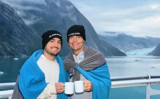 Mike Astley and his Dad Endicott Arm