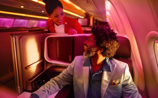 Virgin Atlantic's Upper cabin