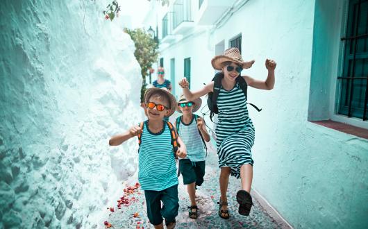 A family explore in the summer with easyJet holidays 