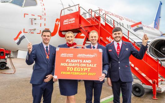 Jet2's first Egypt flights for more than 15 years will take off in February 2027