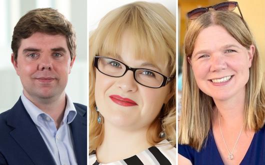 L-R: Luke Petherbridge (Abta), Samantha Bradbury (Abtot) and Christina Brazier (Aito)