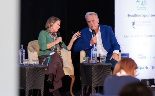 Susie de Carteret and Steve Endacott at 2025 Aito Overseas Conference