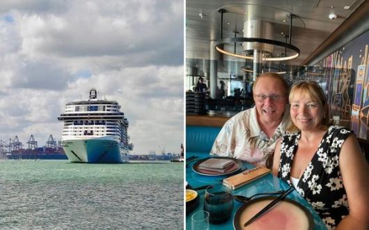 MSC Virtuosa and Vikki Coffey