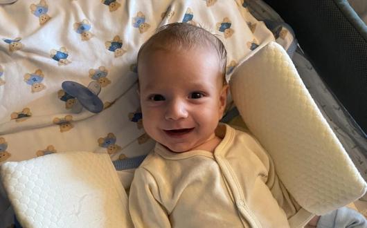 Baby Maverick Corin, who needs an urgent heart transplant