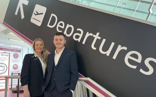 Michael Connolly and Sarah Baum, co-founders at AllWays Travel