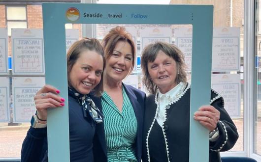 Carly and Seaside Travel team