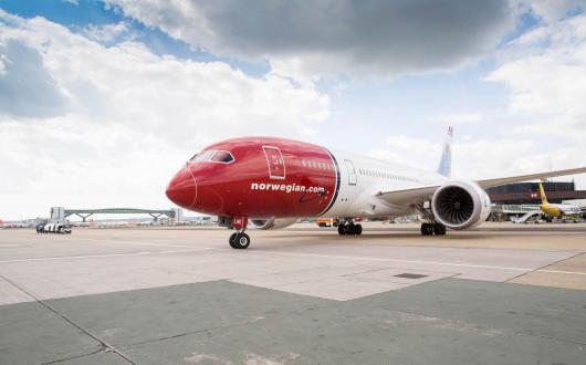 Norwegian 787 at Gatwick
