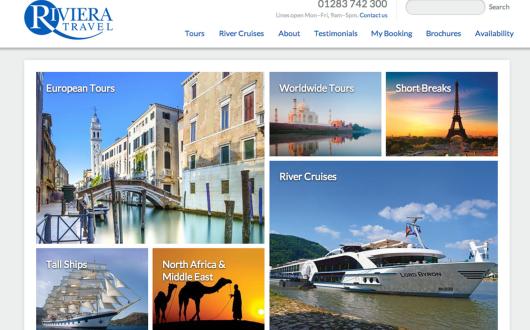 Riviera Travel screengrab