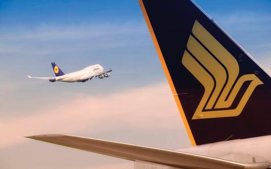 Singapore / Lufthansa aircraft