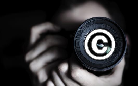 Photo copyright concept (stock)