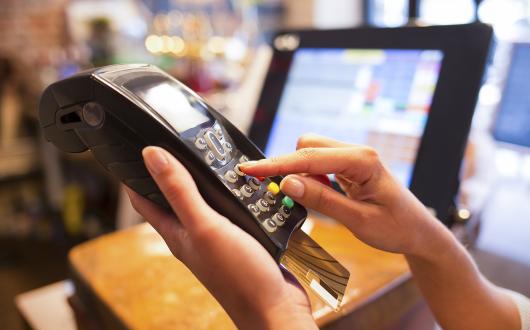 Card sale - swipe (stock)