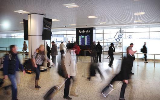 Birmingham airport - arrivals