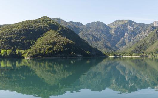 Lake Ledro, Italy (stock)