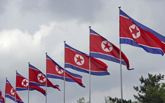 North Korea Flags