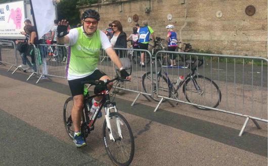 John de Vial on London to Brighton cycle