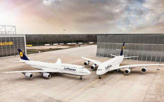 Lufthansa jets